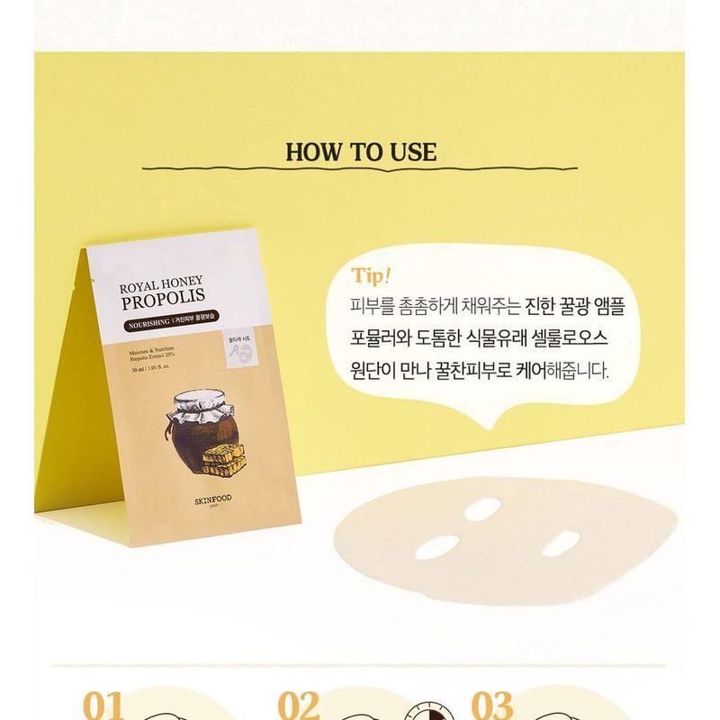 Skinfood Royal Honey Propolis Enrich Mask Set