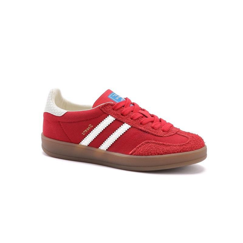 Leather retro color matching German training shoes women's 2025 new Korean version lace-up flat-bottomed casual sports board shoes Forrest Gump shoe