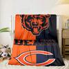 Chicago Bears  Portable Blanket/Soft Blanket Bedding Blanket Suitable for Travel Camping Living Rooms Offices Sofas Fan Gifts