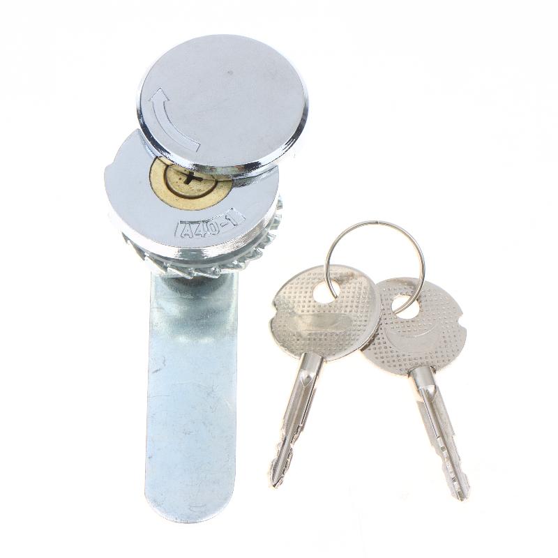 18,5mm/22mm Zylinderschloss mit 2 Schlüsseln Schrank Briefkasten Schrank Schublade Türschloss Möbelbeschläge Zubehör