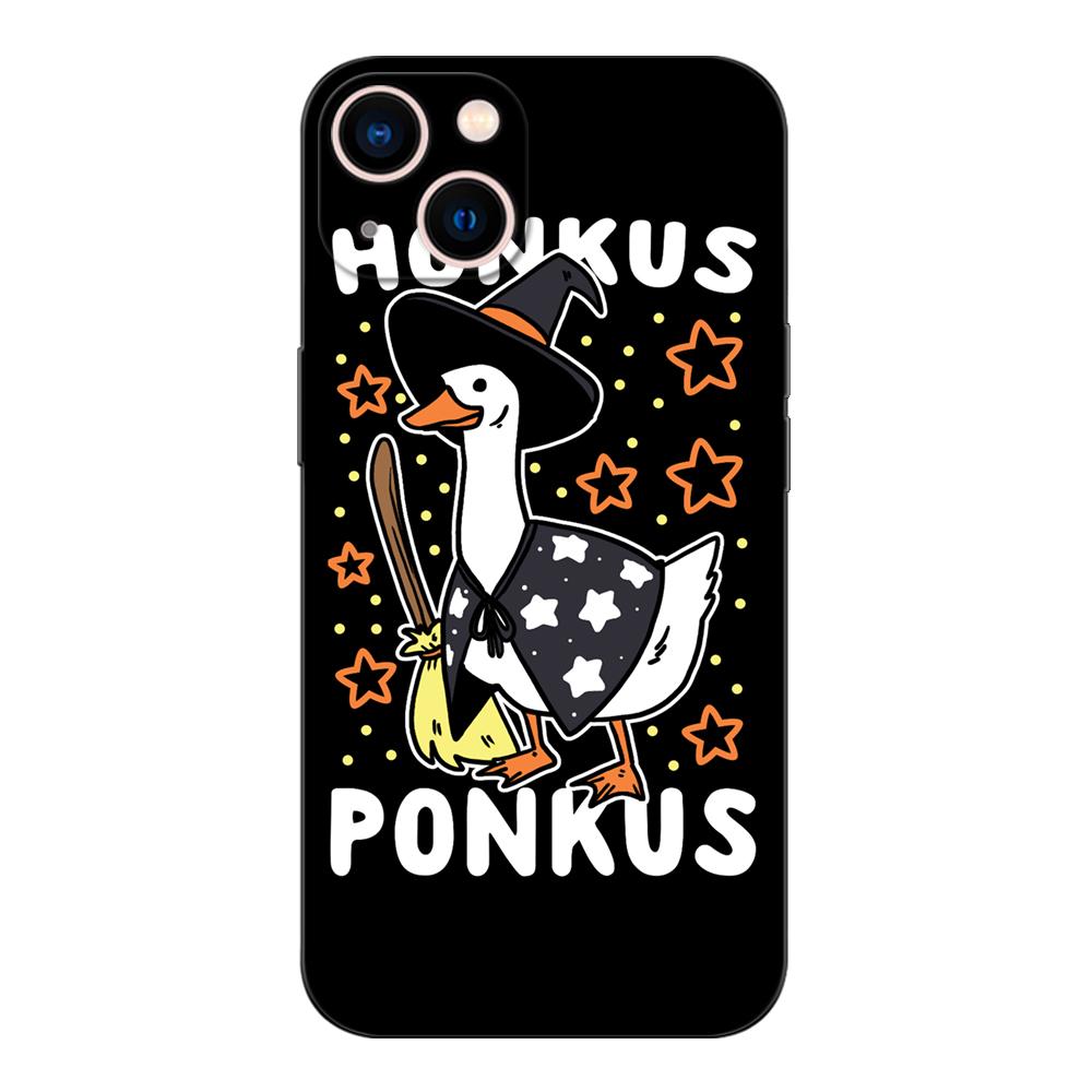 

Black tpu Case For Samsung galaxy M53 M13 M62 A12 A22 A22S A32 A42 A52 A52S A72 4g 5g A20S Untitled Goose Duck Shape Samsung M13 4G