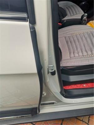 Nuevo 2x 1.7M Tira de Sello Pilar C Puerta de Coche Relleno Goma Negra Burlete Universal