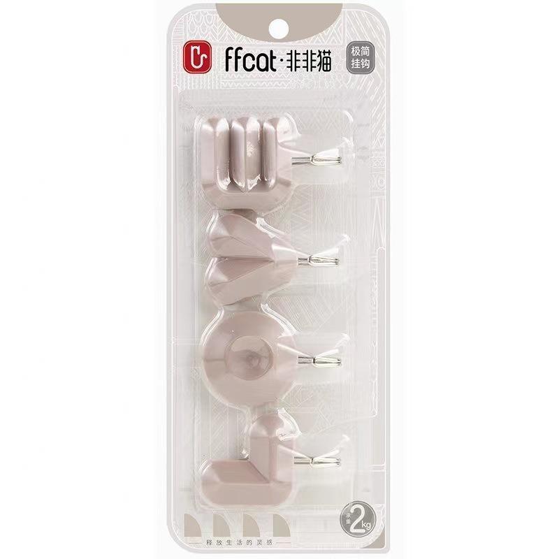 Love Letter Self Adhesive Wall Hooks No Drilling Decorative Hanging Hook For Key Bag Clothes Home Entryway Hooks Decor