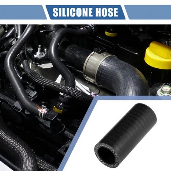 1pc 22mm 087  ID 76mm 299  Length 0 Degree Black Car Silicone Hose Universal