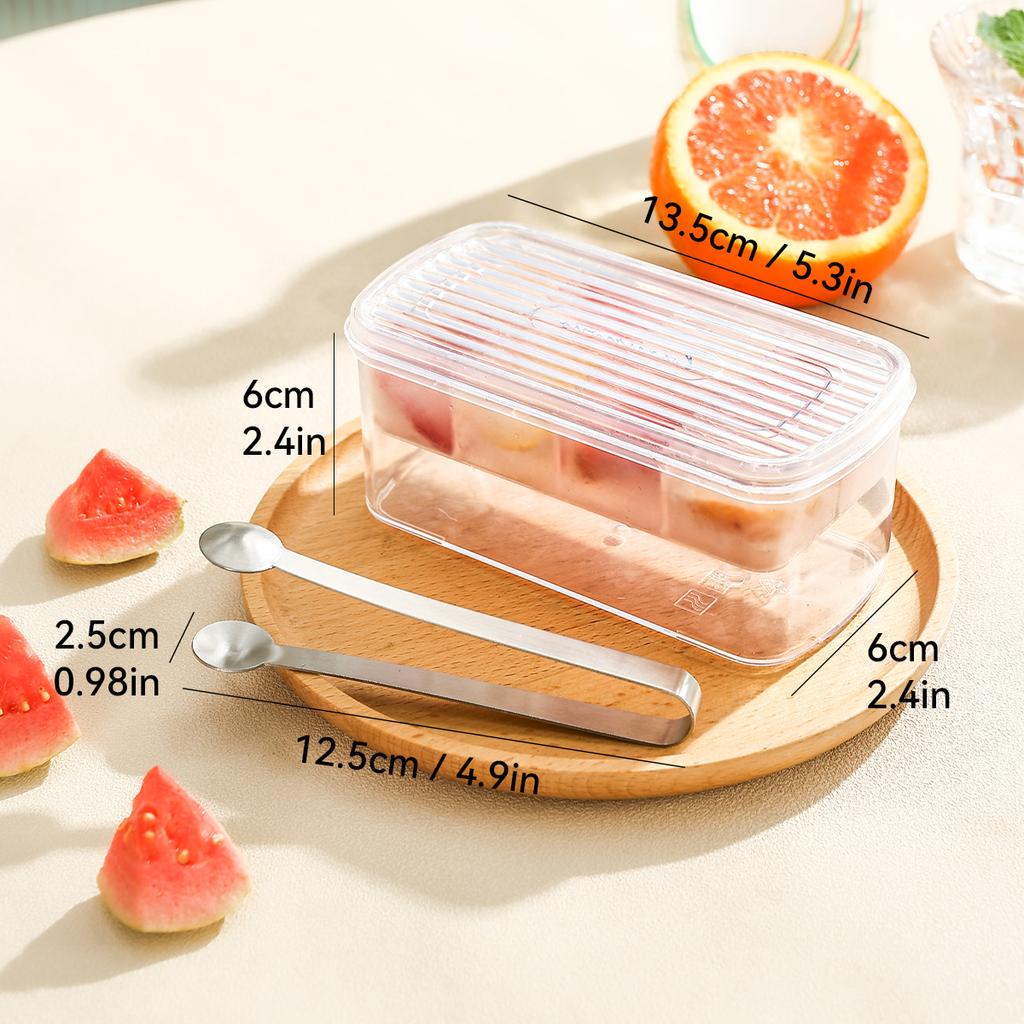 Transparent Ice Mold Multipurpose Ice Storage Box Mini Ice Cube Tray Plastic Ice Mould Kitchen Bar Ice Cube Maker Tools