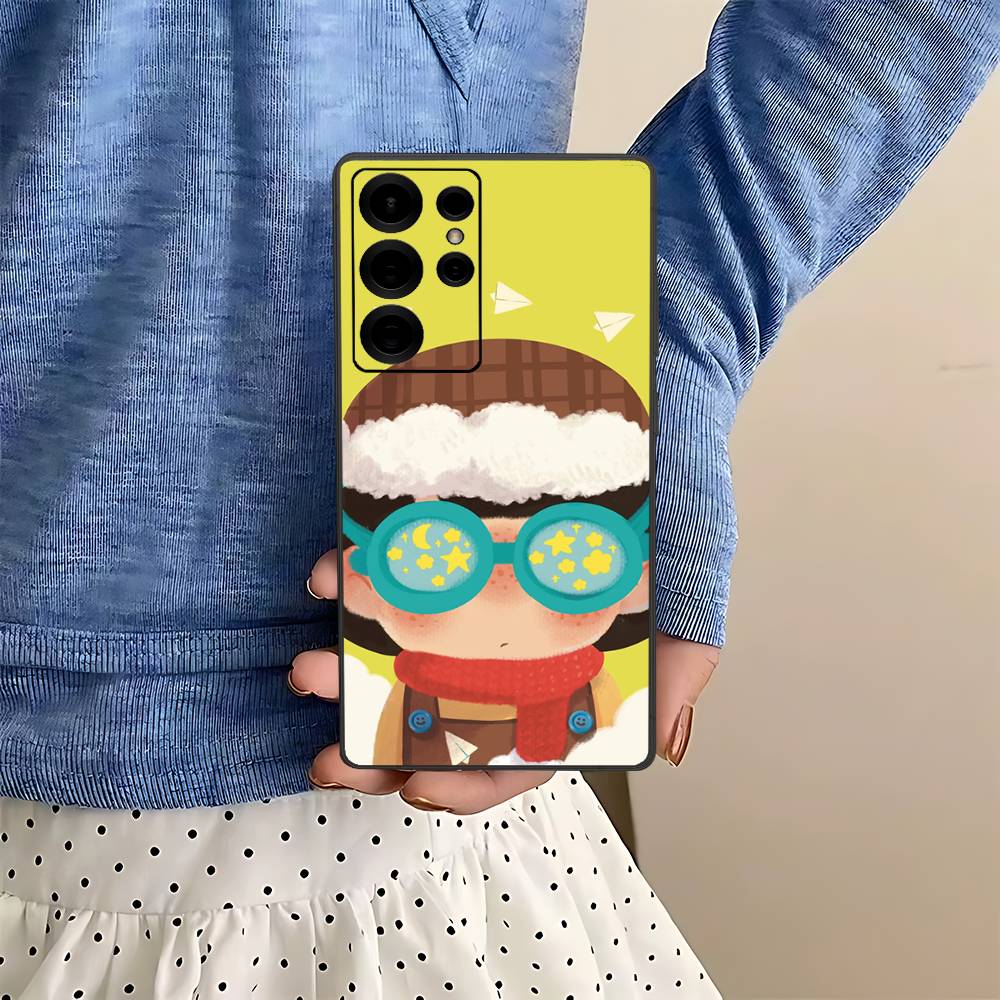 INS A Mao Phone Case For Samsung S 24 Fe 25 Ultra Plus 20 Lite 21 30 22 23 24 22 Ultra 5G Fundas