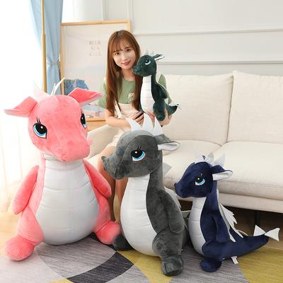 Bonito Gigante Dinossauro Voador Fofo Pelúcia Brinquedos Animal de Pelúcia Brinquedo Dragão Bonecas para Crianças Meninos Presente de Natal Menina Bebê Presente