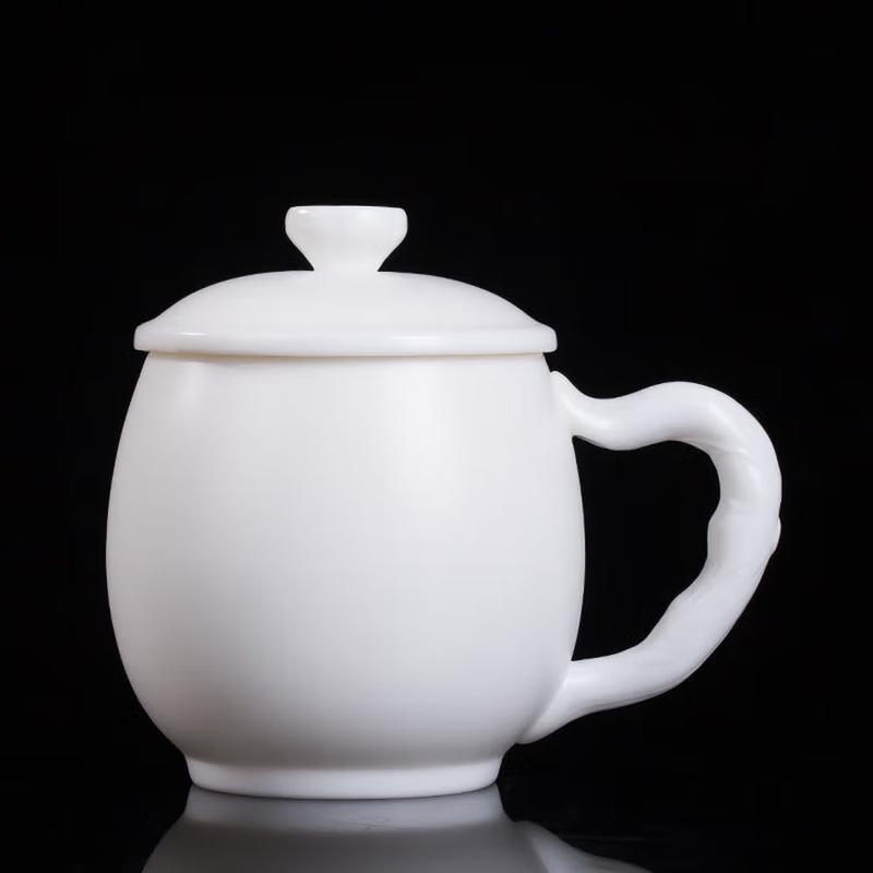 Yunzhanghong Lotus Pond Mutton Fat Jade Ceramic Tea Cup