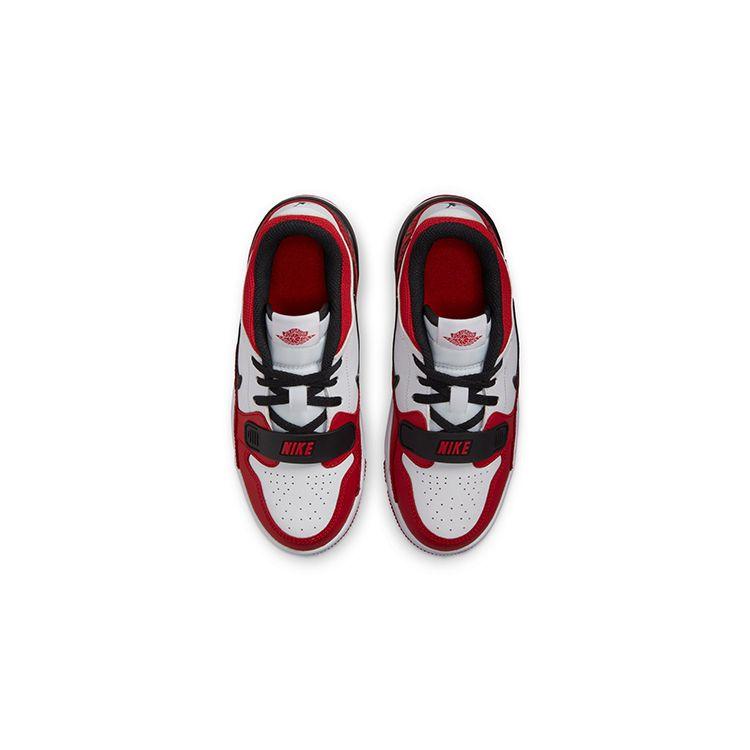 Air Jordan Legacy 312 Low PS Chicago Red Kids Sneakers White Black Gym-Red CD9055-116