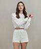 Debiweeo Strap Dolphin Shorts Devi-B0044-White