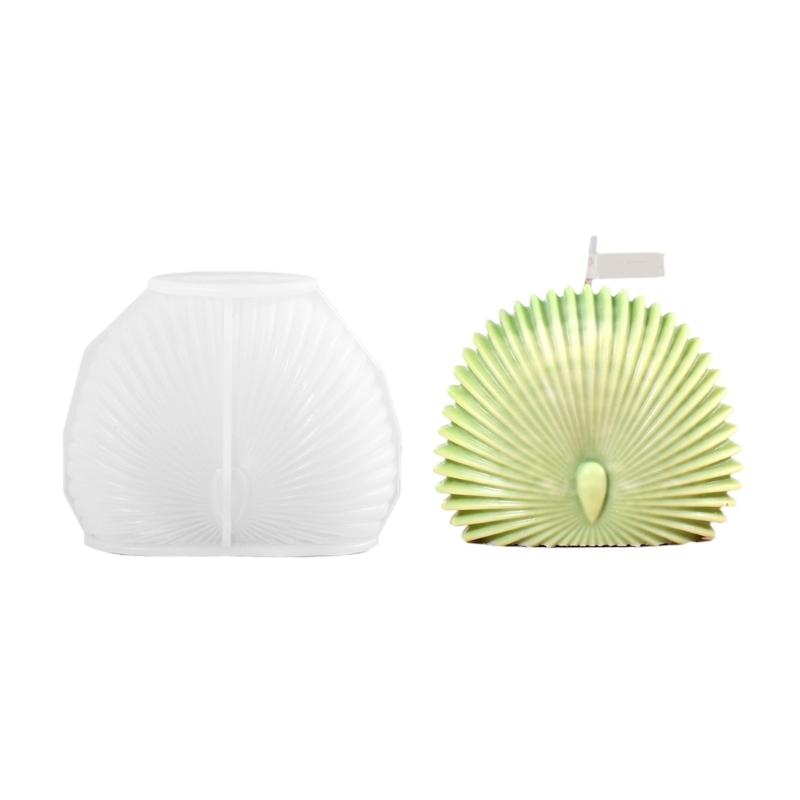 Silicone Mold Shell Shape Easy Releasing Moulds Reusable Candle Molds Silicone Texture Suitable for Crafting Projects