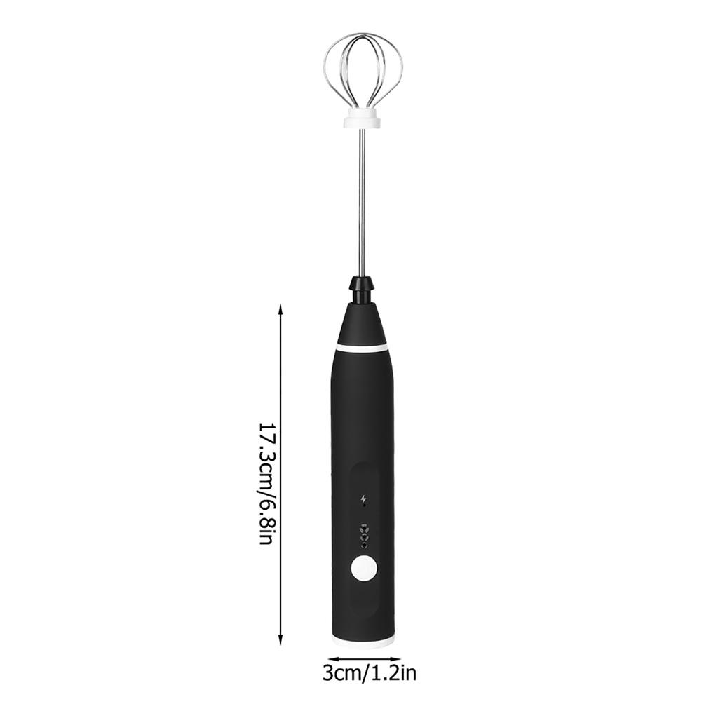 Electric Automatic Egg Beater Mixer Milk Frother 3 Speed Adjustable Blender with USB Charging