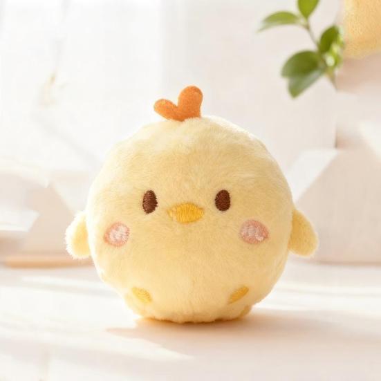 Palla Animale Peluche Cane Soffice Carino Coniglio Pulcino Palla Cani Giocattolo Masticabile Stridente Giocattolo Interattivo per Riportare Cucciolo Dentizione Allenamento all'Aperto