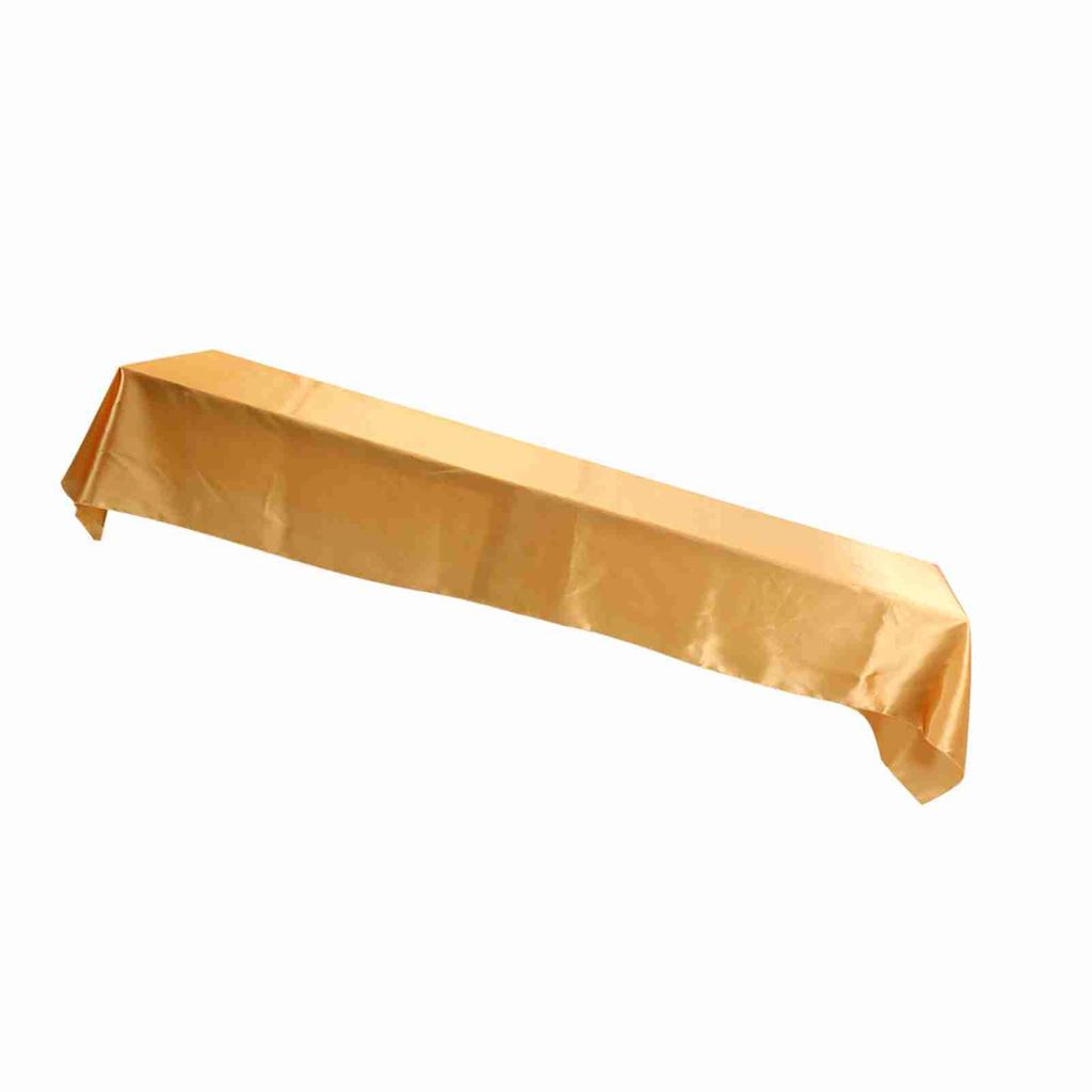 145x320cm Rectangle Tablecloth Table Cover Stain resistant Banquet Wedding Party Decor Gold