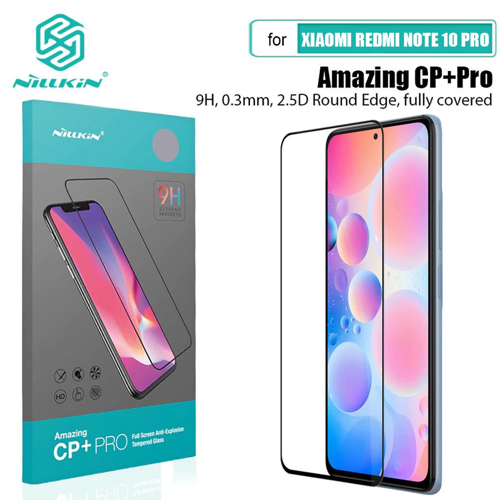 for Xiaomi Redmi Note 10 Pro Glass Nillkin CP+ Pro/H+Pro Tempered Glass Screen Protector for Redmi Note 10 Pro Max 10S HD Glass