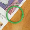 5/10pcs 30mm Colorful Metal Alloy Card Ring Key Binder Jump Ring DIY O Shape Keychain Keyring for Jewelry Making DIY Accessories