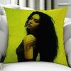 Singer CCharli XXCX Brat Cushion Cover Birthday Anniversary Gifts Double Sided Printed Zipper Cushion Cover Soft Skin Bedding