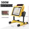 Rechargeable LED Floodlight: Strong Outdoor Emergency Light for Construction, Power Outages, Camping, Handheld Household Use