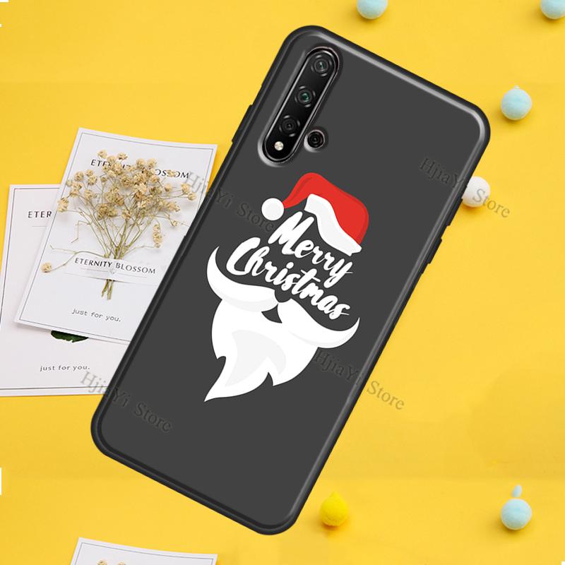 Merry Christmas Case For Huawei P30 P20 P40 P60 Pro P Smart Nova 9 5T Honor Magic 5 Lite X8 X9a 50 70 Cover