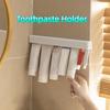 Wall Mounted Long Toothpaste Holder Large Capacity Facial Cleanser Clip Toothpaste Clip  Bathroom