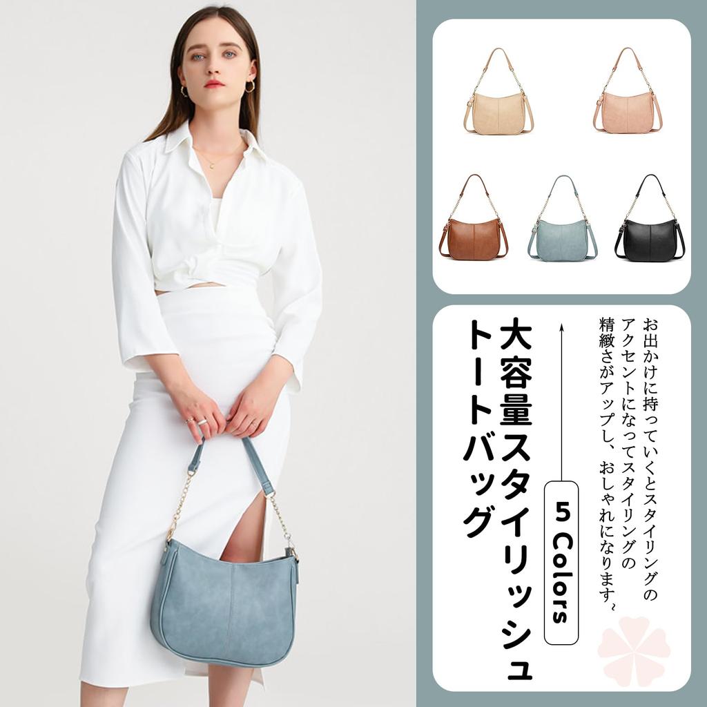 Shoulder PU Large Commuter Shoulder Perfect for and Blue NICOLE&DORIS Women's Bag, Stylish, Crossbody, Leather, Elegant, Capacity, Waterproof,
