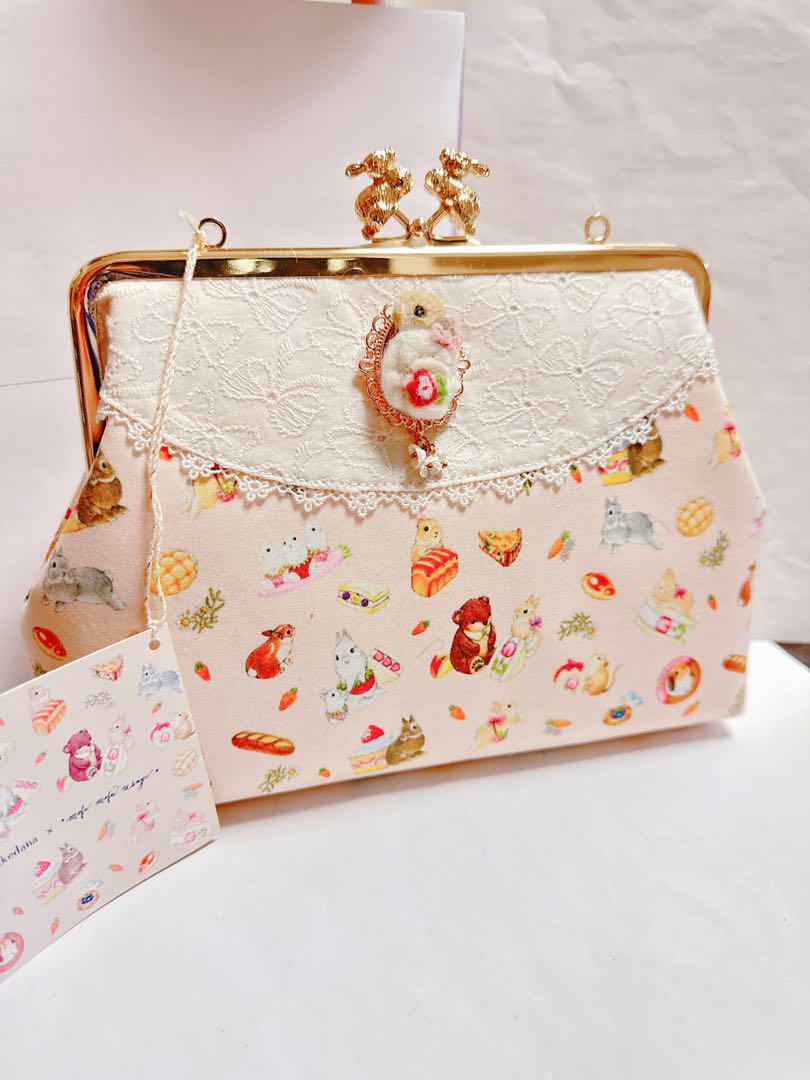 

[USED] mofumofu usagi artist teddy bear plush wool handmade