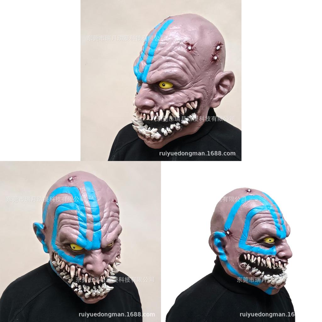 Mortal Kombat Baraka Mask Latex Costume Accessory For Halloween Cosplay