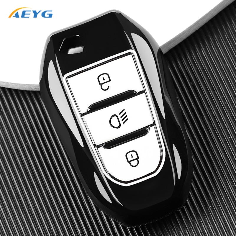 Car Remote Key Case Cover Shell Fob For Peugeot 308 408 508 2008 3008 4008 5008 For Citroen C4 C6 C3-Xr Keychain Accessories