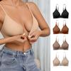 No Trace Large Size Sexy Lingerie Women Thin Section Small Chest Gathering Adjusting Bra Front Buckle Ladies Bra