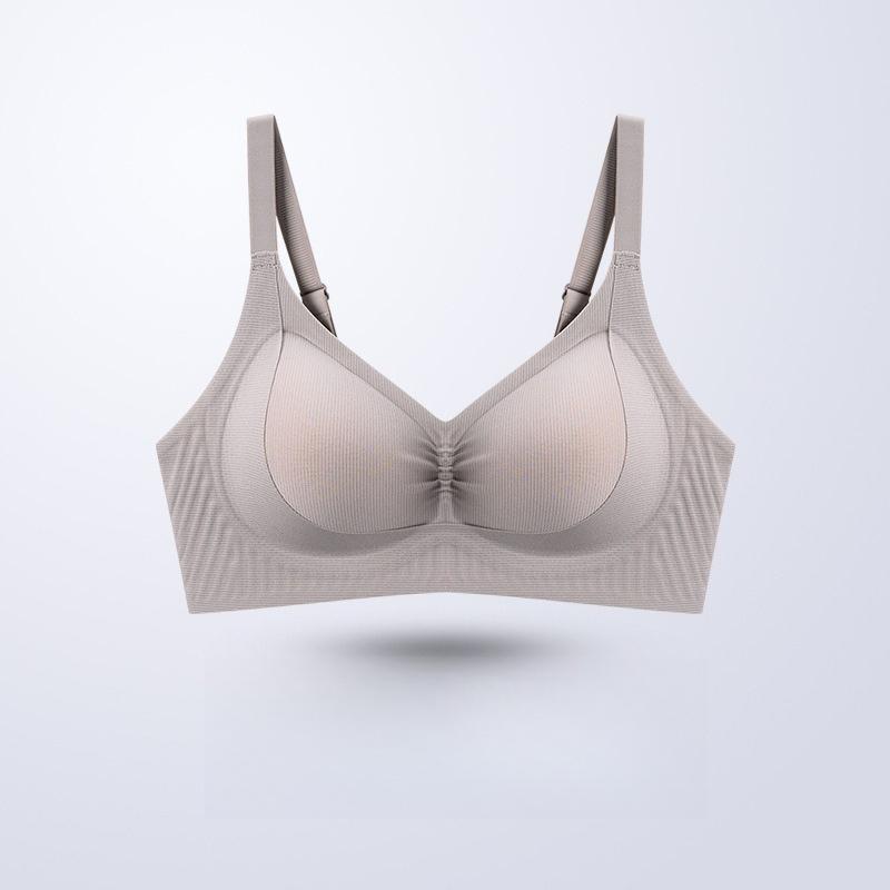 Seamless Lingerie Women's Gathering and Lifting Bra Retractable Accessory Breasts Anti-sagging Sports Bra Stable and Comfortable Lingerie
