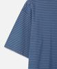247Silijeu Usa Cotton 20-Count Striped T-Shirt Blue