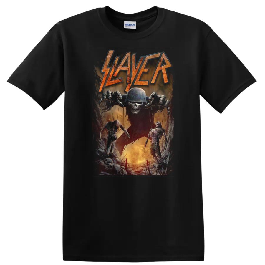 Skull Puppet Master T Shirt Vintage Horror Graphic Tee Halloween Theme