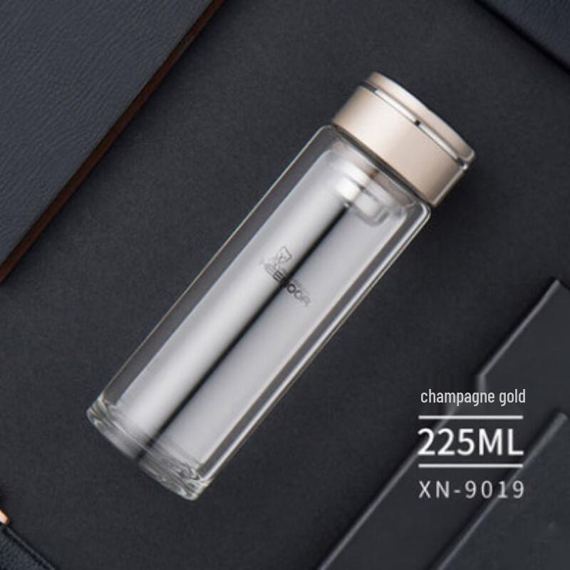 Zhi Shi Double-Layer Glass Tea Tumbler