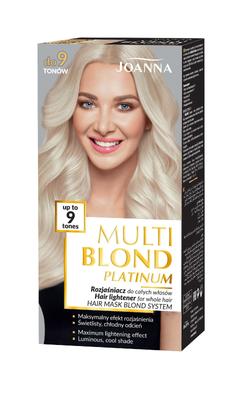 Joanna Multi Blond Platine Crème Décolorante Pour Cheveux Entiers - Jusqu'à 9 Tons 1 Pièce
