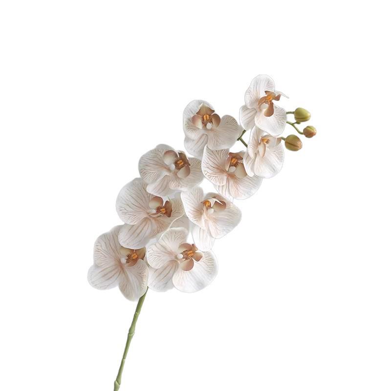 Große 9-Kopf Phalaenopsis Orchidee Künstliche Blume für Hotel- oder Wohnzimmerdekoration