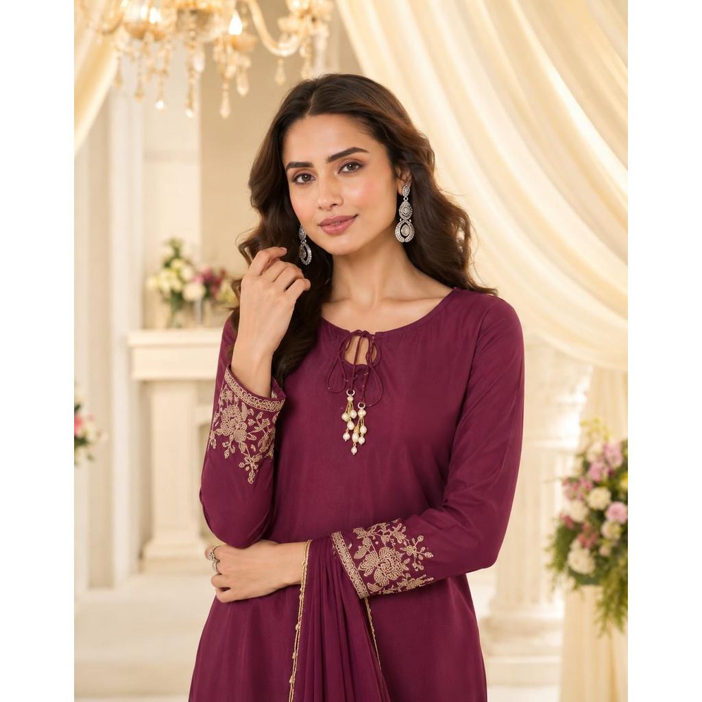 Party Wear Designer Salwar Kameez Indian Bollywood Ethnic Kurti Pant Dupatta Set