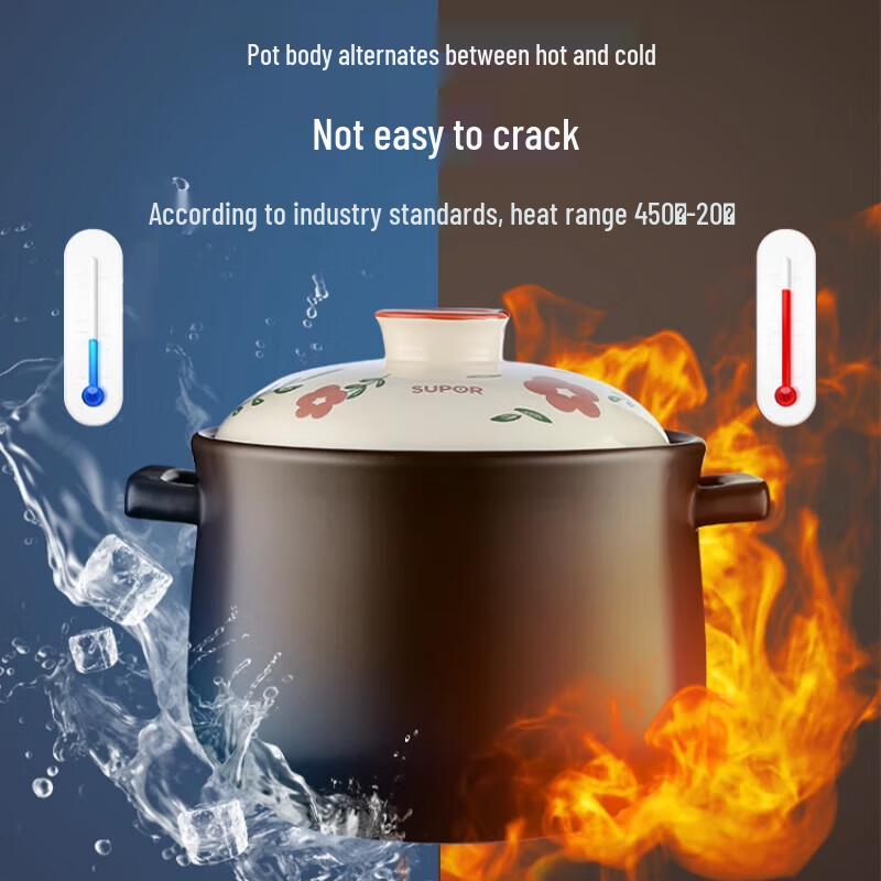 Supor High-Temperature Ceramic Stew Pot