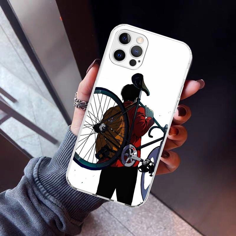 Bicycle Bike Sport Phone Case For iPhone 17 Air 16 15 Pro Max 14 Plus 13 Mini 12 11 Cover 7 8 SE Silicone Shell Print Fundas 17