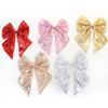 Holiday Sparkling Bow Sequin Pearl Cotton Bow Christmas Tree Set Decoration