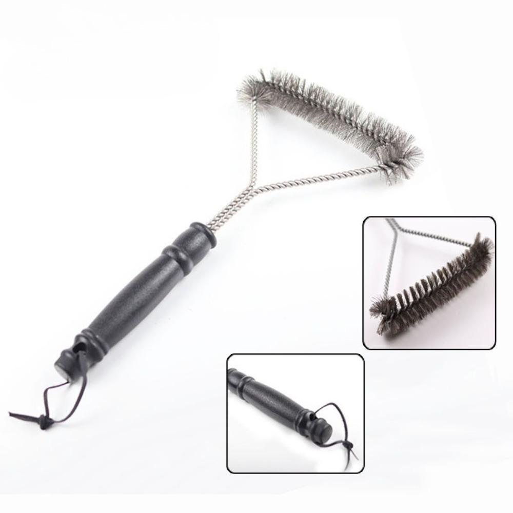 Barbecue Grill BBQ Brush Clean Tool Grill Accessories Stainless Steel Bristles Non-stick Cleaning Brushes Barbecue Accessories