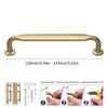 Modern Minimalist Zinc Alloy Gold and Sliver Cabinet Doors Handles Luxury Furniture Cabinet Cupboard Drawers Knob Wardrobes Pull