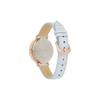 Casio Sheen Series 50M Water Resistant Quartz Movement Leather Strap Watch Blue Dial Women Watches SHE-3054PGL-2A