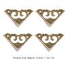 4pcs Triangle Box Corner Protector With Screws Edge Guard Decorative Corner Guard  Home Supplies