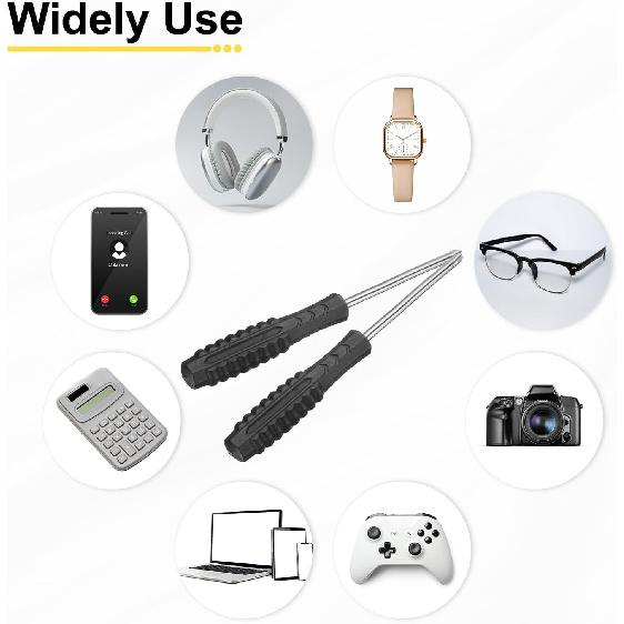 uxcell 4pcs Mini Phillips Screwdriver 3.0mm 98mm Length Micro Precision Cross Head Screw Driver with Non-Slip Handle for Watch Eyeglasses Electronics