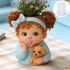 Adorable Dog Shaped Silicone Mold To Create Unique Plant Pots And Decorative Resin Containers Silicone Dog Planter Mold