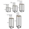 Modern Iron Art Floor-Standing Flower Pot Rack for Indoor Plants and Bonsai