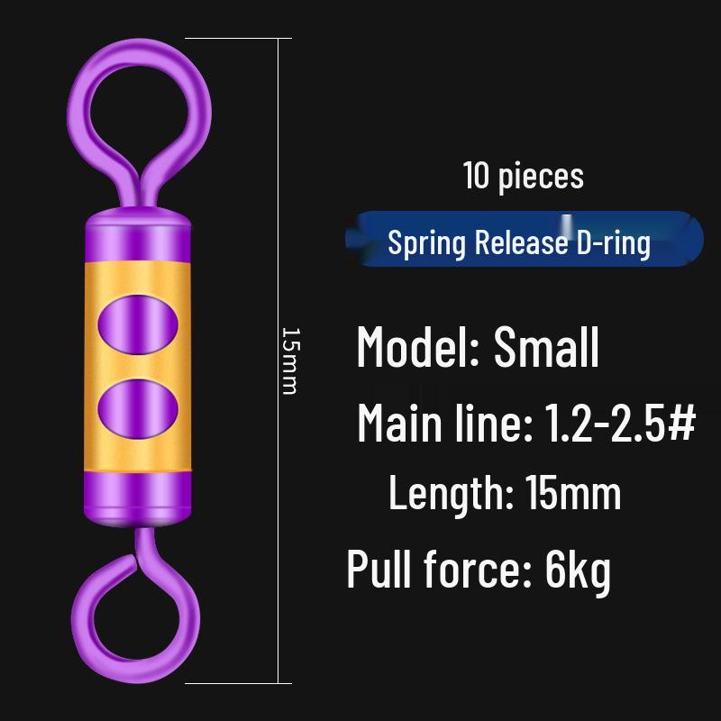Anti-Tangle Silicone Leader Clip & Connector - Force-Relieving Fishing Tackle Accessory