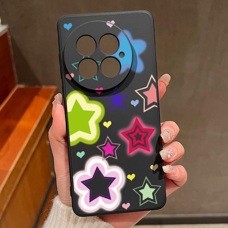 Case For OnePlus 15 13 13T 12 Blended Colorful Stars Pattern Shockproof Bumper Soft Silicone Cover For Oneplus Nord 5 13R 12R 11R 5G