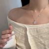 S925 Sterling Silver Chinese Style Zircon Gourd Necklace: Retro Luxury Design Clavicle Chain for Women.