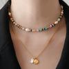 Exclusive, Low-key, Luxurious, Retro Beaded Necklace for Women, Collar Chain, Neck Chain, Gift